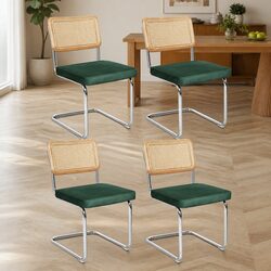 Compact Rattan Dining Chairs with Modern Design