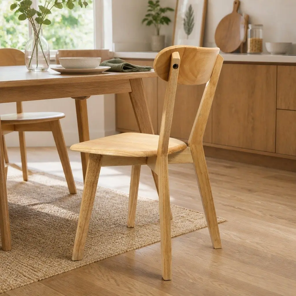 Set of 2 Ergonomic Dining Chairs
