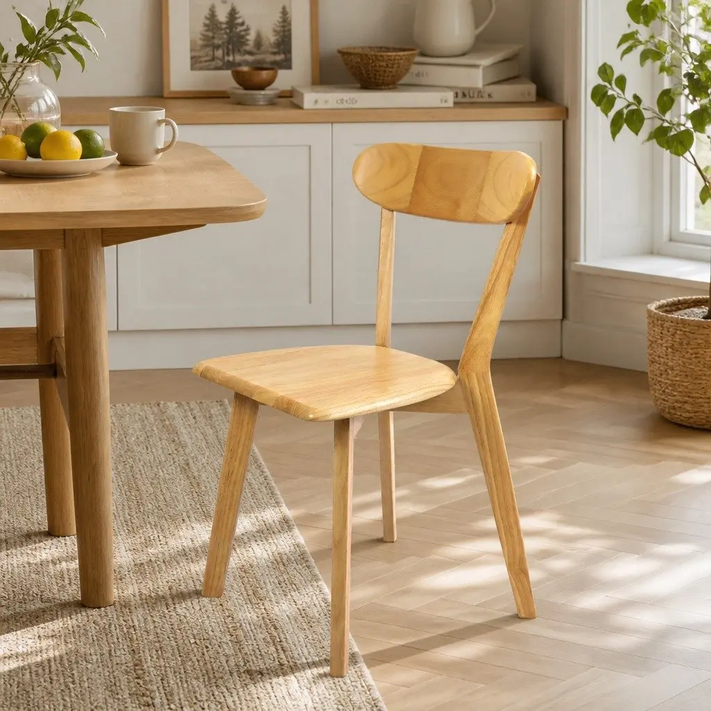 Set of 2 Ergonomic Dining Chairs