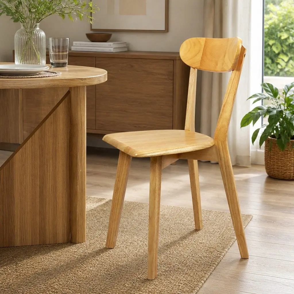 Set of 2 Ergonomic Dining Chairs