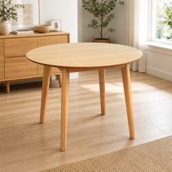 Round 100cm Dining Table - Practical and Stylish