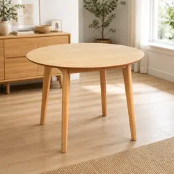 Round 100cm Dining Table - Practical and Stylish