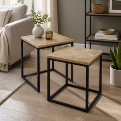 Compact and Stylish Nesting Coffee Table Set