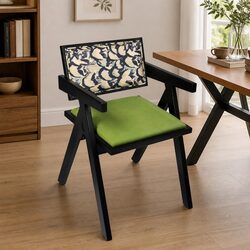 Quality Retro Dining Chair with Cushioned Comfort