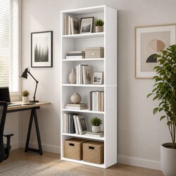 Compact and Stylish 6 Tier Book Shelf for Your Home