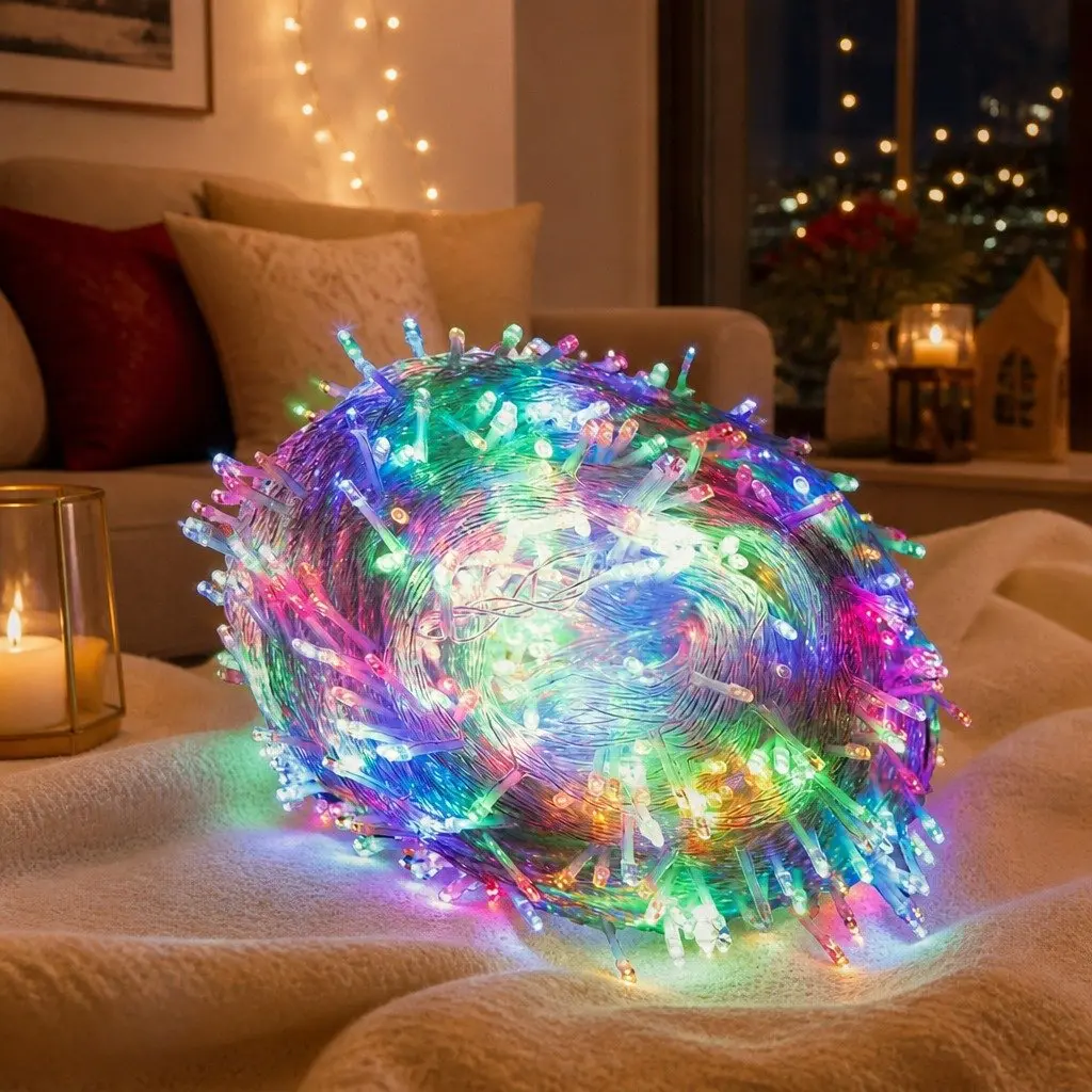 300 LED Curtain Lights with Multiple Colour Options