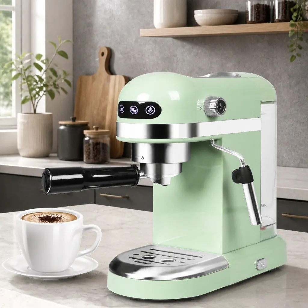Espresso Machine with Touch Screen Controls