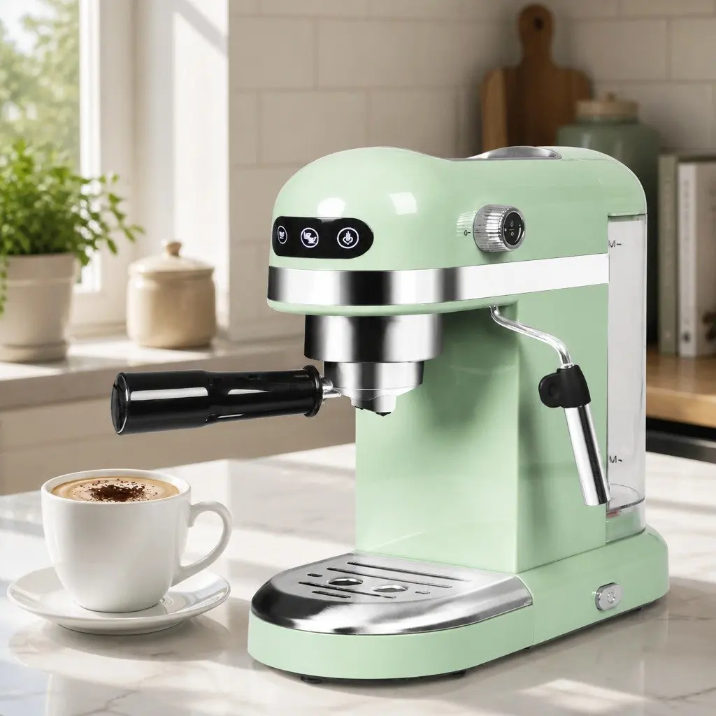 Espresso Machine with Touch Screen Controls
