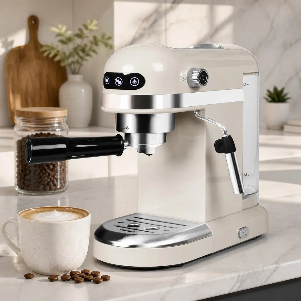 Espresso Machine with Touch Controls