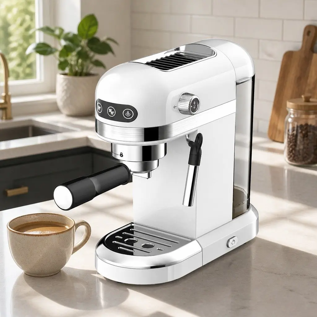 Espresso Machine with Touch Controls