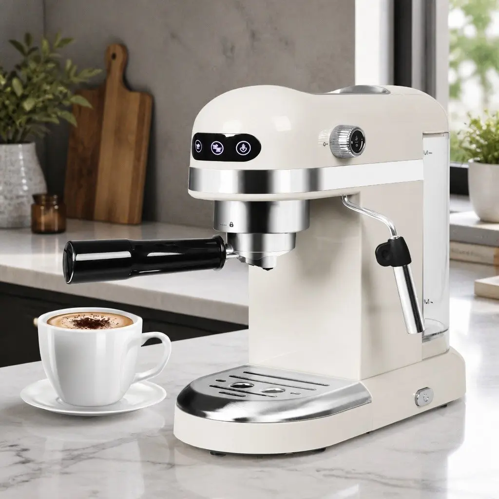 Espresso Machine with Touch Controls
