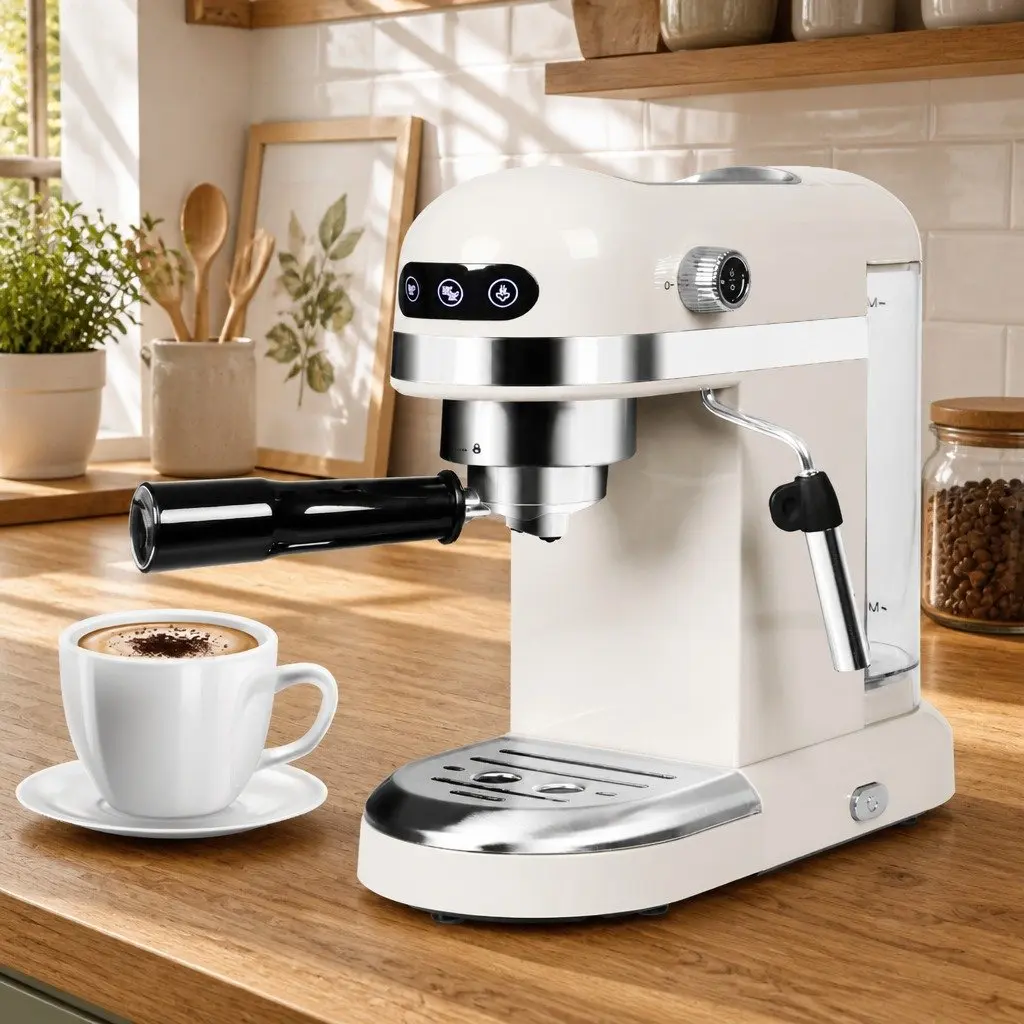 Espresso Machine with Touch Controls