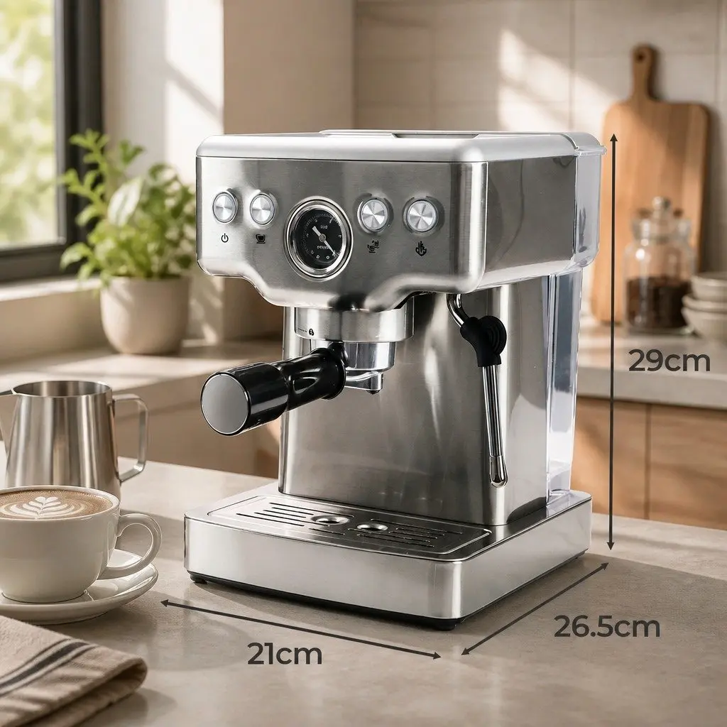 20 Bar Espresso Coffee Machine Milk Frother Steam Wand Home Barista Cappuccino