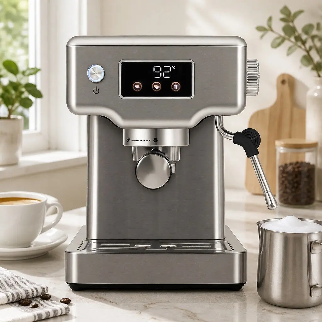 20 Bar Espresso Maker with Simple Controls