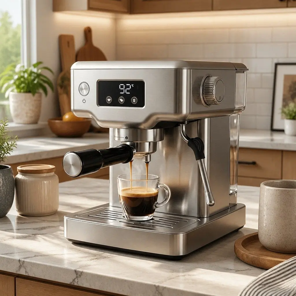 20 Bar Espresso Maker with Simple Controls