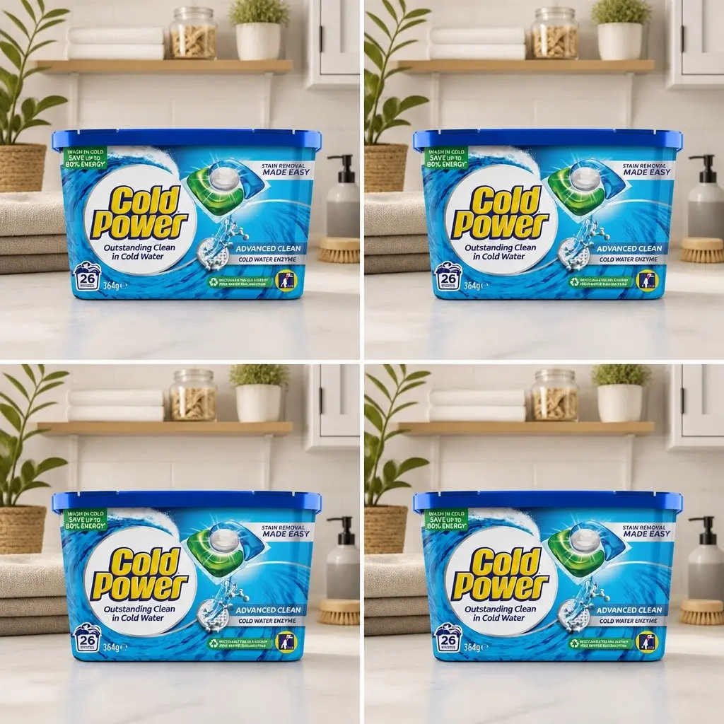 Laundry Detergent Capsules White 104 Pods Triple Action Stain Removal Freshness Brightness