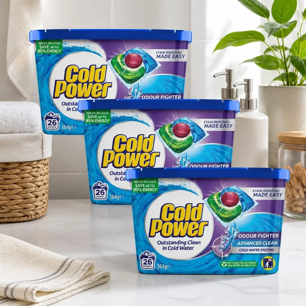 Laundry Detergent Pods 78 Count Odour Fighter Quick Dissolving Effective Cold Water Cleaning