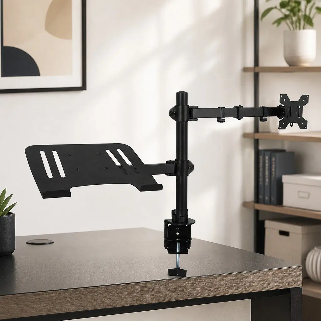Dual Arm Desk Mount for Monitors and Laptops