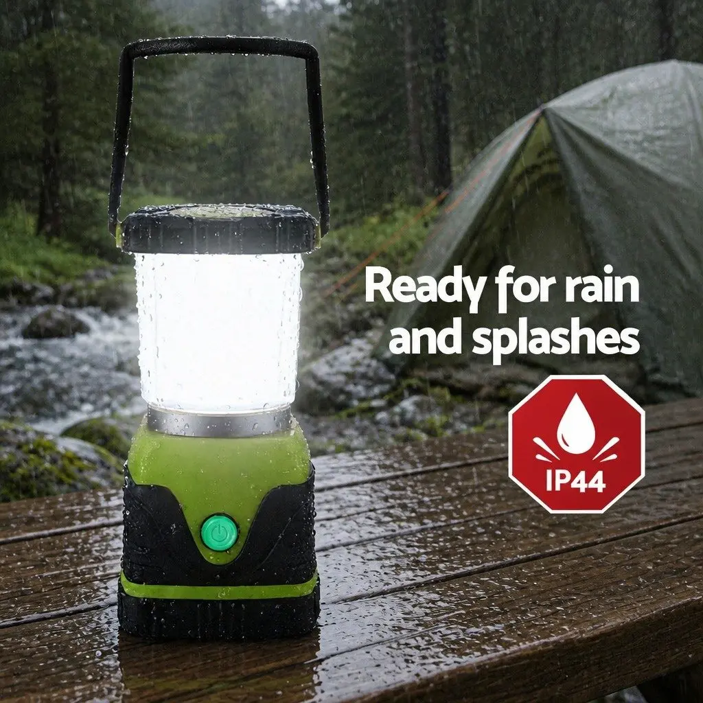 LED Camping Lantern Green 2-Pack 1000LM Portable Emergency Outdoor Light