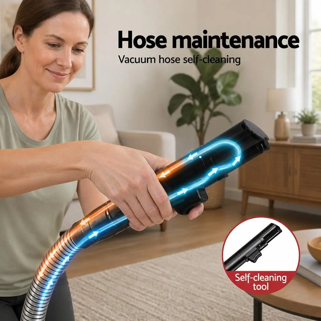 Carpet Washer Vacuum Cleaner Portable Self-Cleaning 600W 13kPa Suction