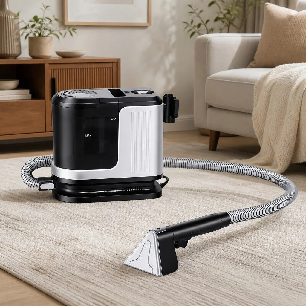 Carpet Washer Vacuum Cleaner Portable Self-Cleaning 600W 13kPa Suction
