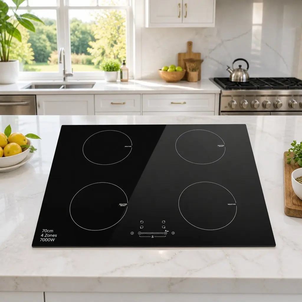 70cm Induction Cooktop with 4 Cooking Zones