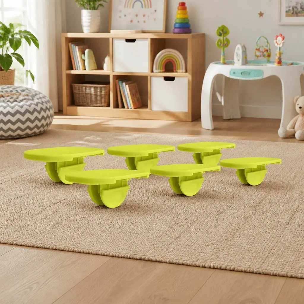 Kids Portable Stools Set of 2 Lightweight Playtime Furniture Suitable for Activity Center