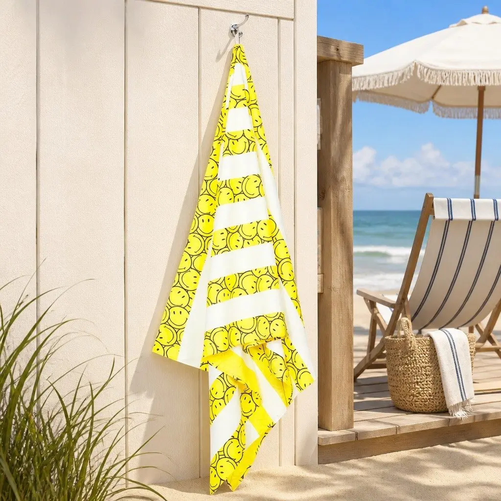 Kids Beach Towel Quick Dry Compact Lightweight Child Size Super Absorbent Sand Resistant