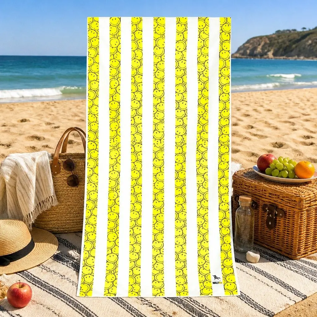 Kids Beach Towel Quick Dry Compact Lightweight Child Size Super Absorbent Sand Resistant