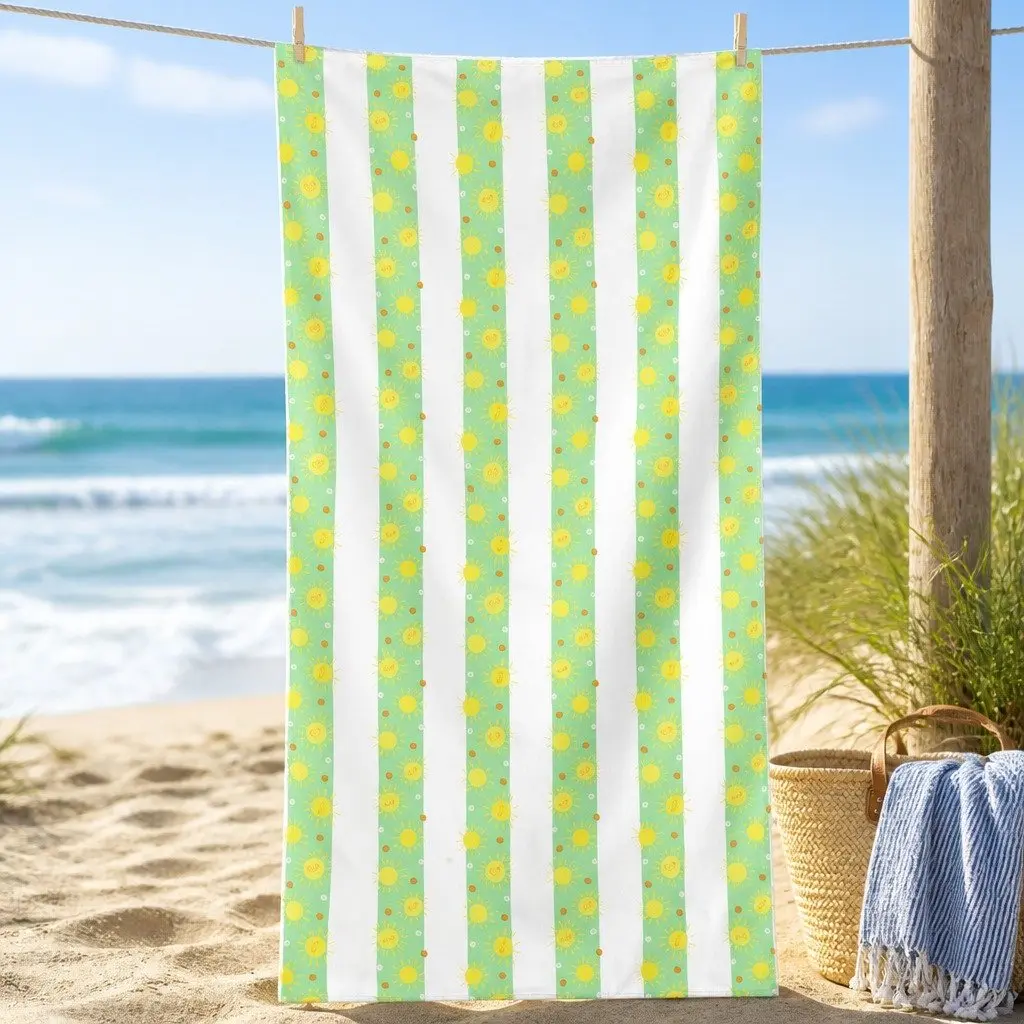 Kids Beach Towel Quick Dry Compact Lightweight Sand Free Swimming Pool