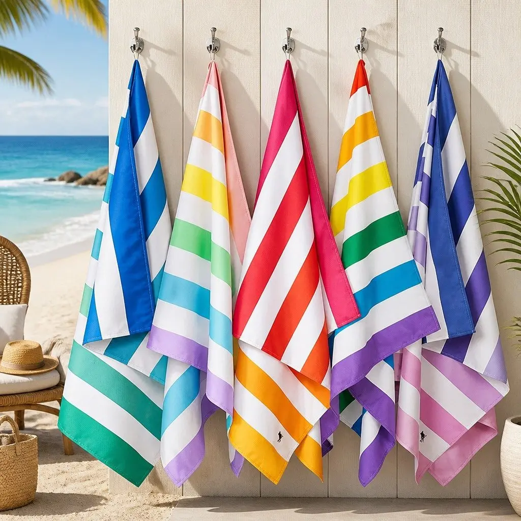 Extra Large Quick Dry Beach Towel Dusk to Dawn 200cm Sand Resistant Lightweight Travel