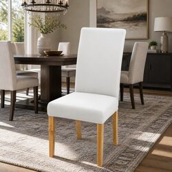 Concise Dining Chair Covers 6 Pack for Protection