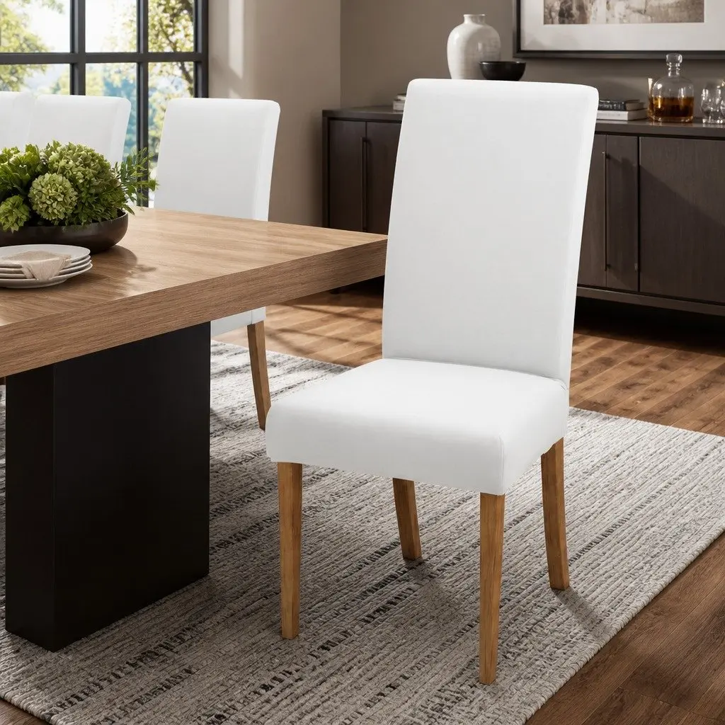 Dining Chair Covers 6 Pack Spandex Stretch Slipcovers Banquet Wedding Party