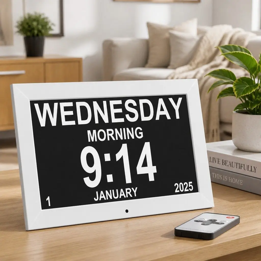 10 Inch Day Clock with Alarms