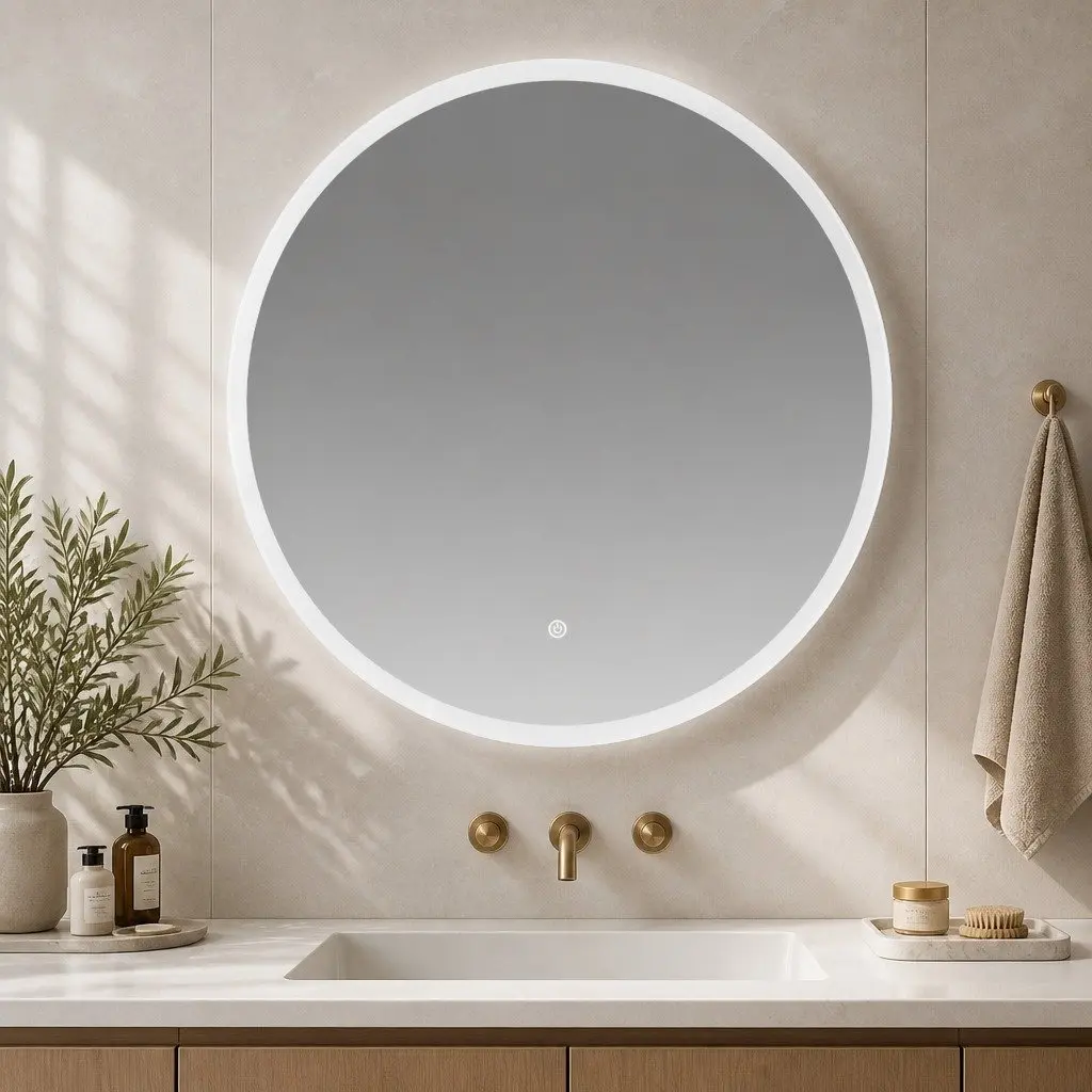 60cm Round LED Bathroom Mirror