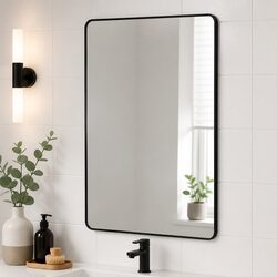 Rectangle Wall Mirror 75x50cm with High Definition Glass