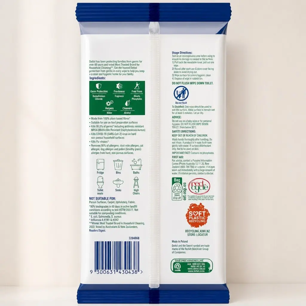 Disinfectant Wipes 600 Count Fresh Scent Germ Protection for Household Cleaning