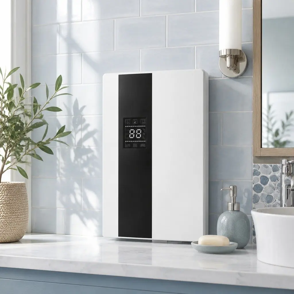 Dehumidifier White 2L Water Tank Quiet Operation Smart Control