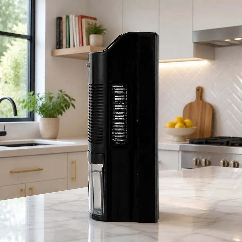 Dehumidifier Black 2L Water Tank Quiet Remote Control 24 Hour Timer