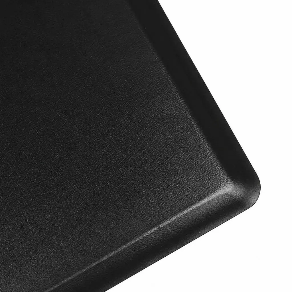 Anti Fatigue Standing Mat Black 51x99cm Non-Slip Waterproof Comfort Foam