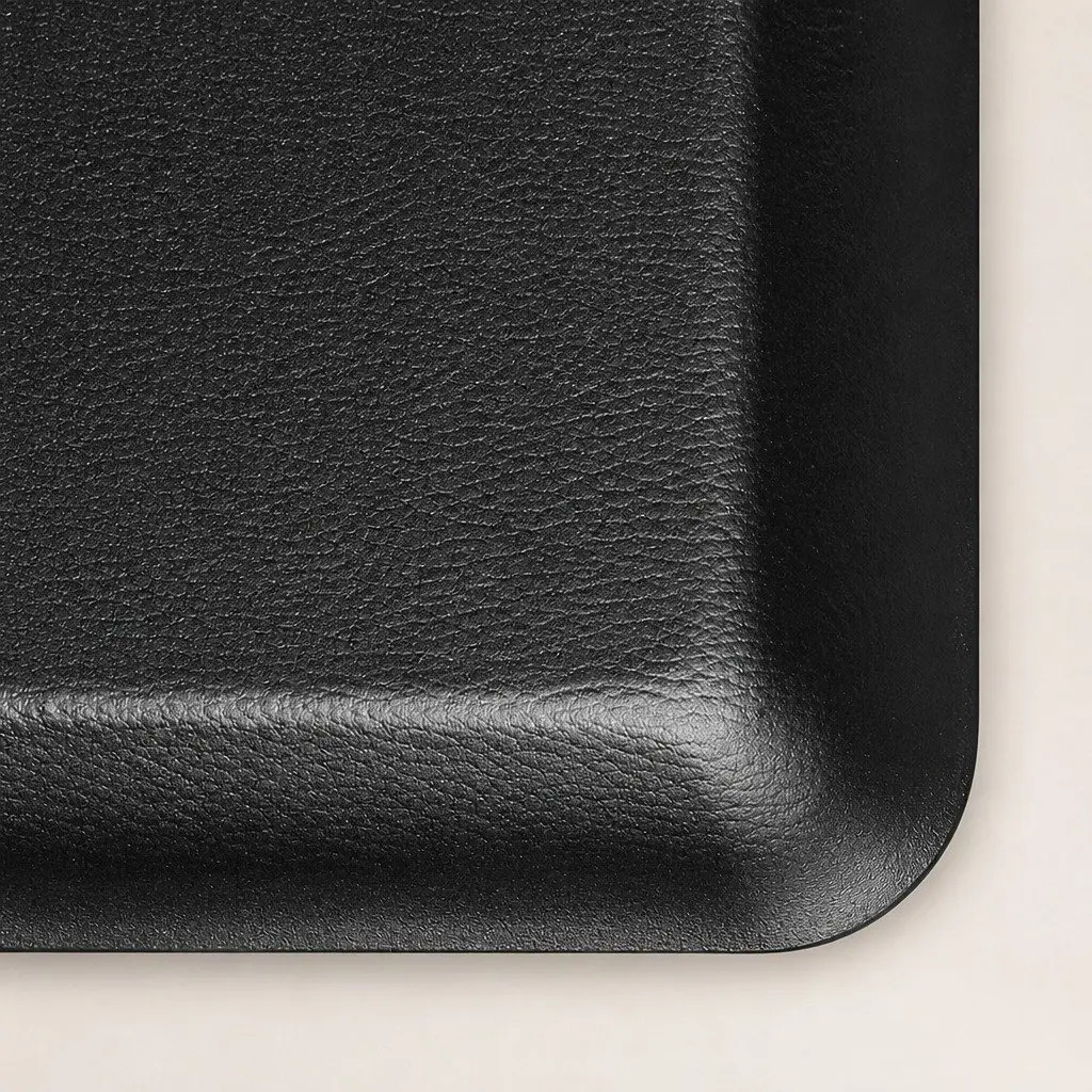 Anti Fatigue Standing Mat Black 51x99cm Non-Slip Waterproof Comfort Foam
