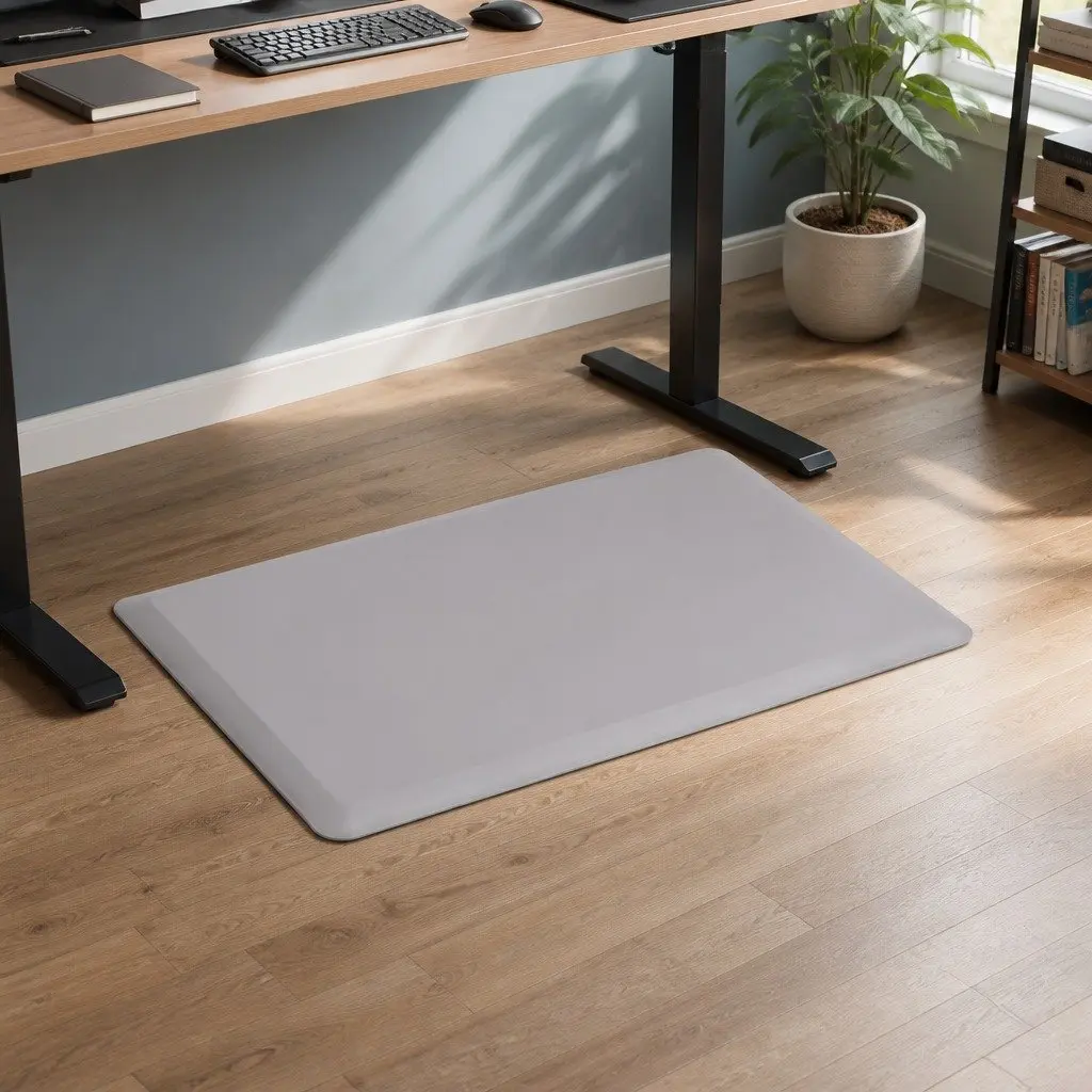 Anti Fatigue Standing Mat Grey 50x80cm Non Slip Comfort Foam