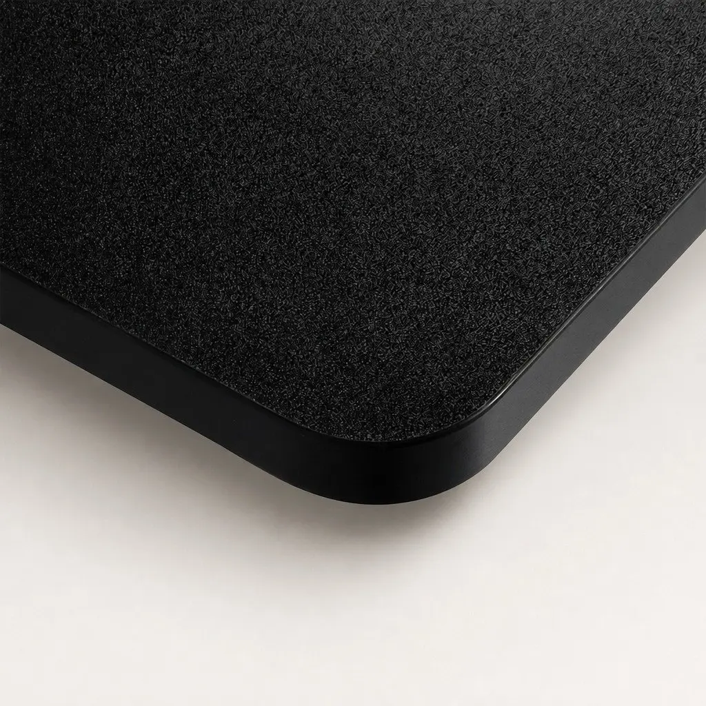 Desktop Table Top Black 120x60cm MDF Veneer Motorised Office Workstation Surface