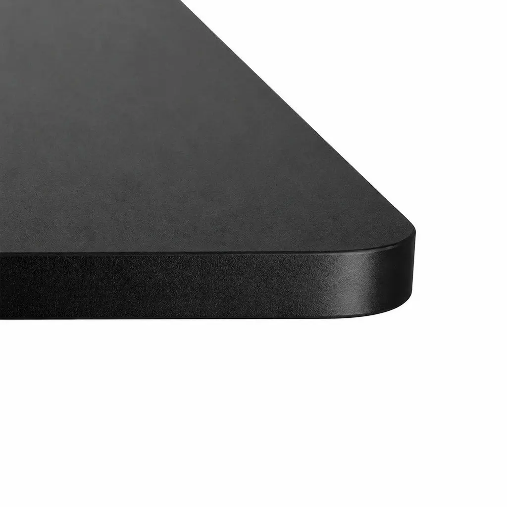 Desktop Table Top Black 120x60cm MDF Veneer Motorised Office Workstation Surface