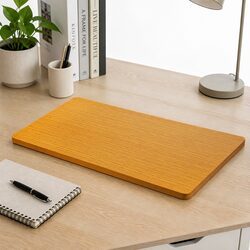 Desktop Table Top 120x60cm MDF Veneer Natural Motorised Adjustable Office Work