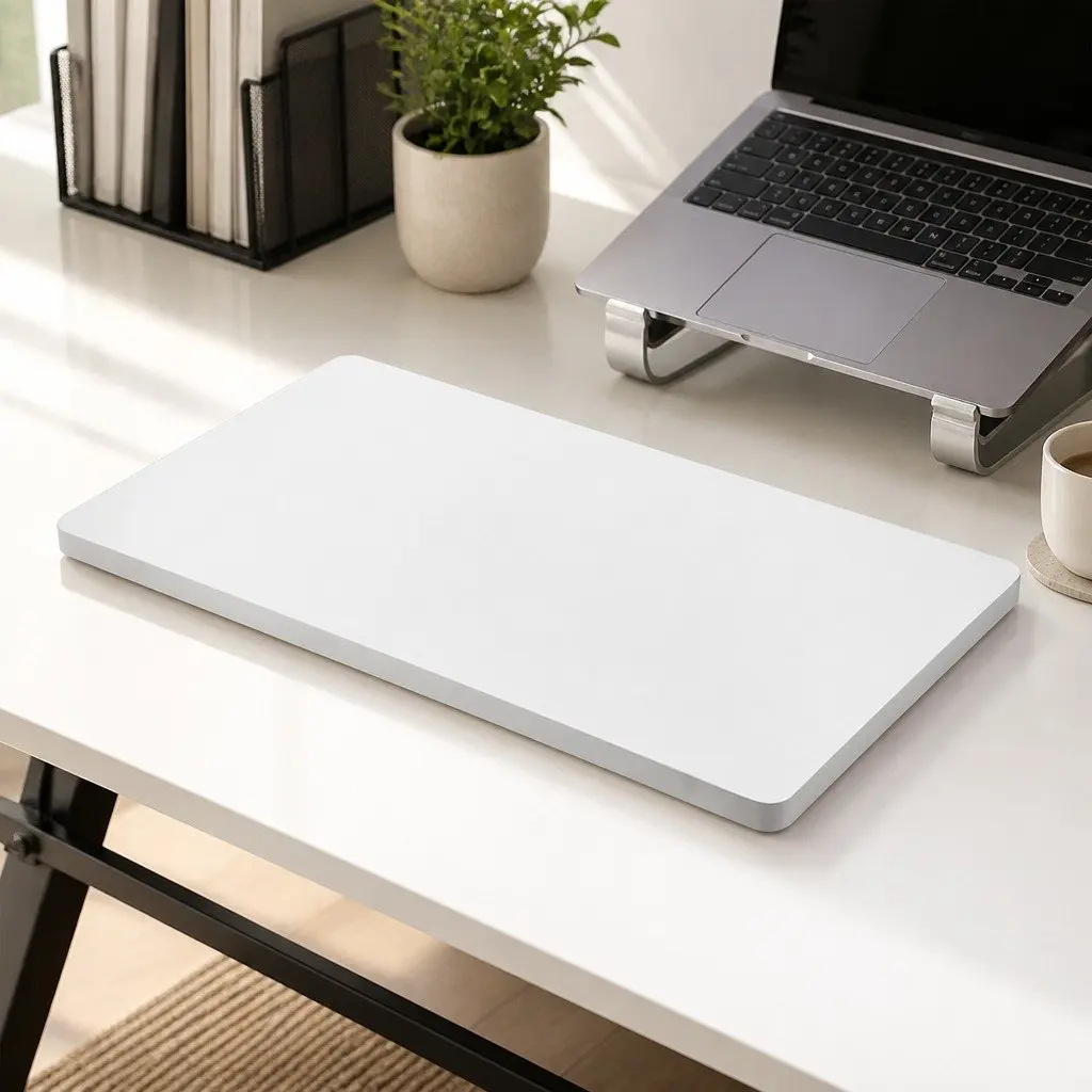 Electric Height Adjustable Desktop White 120x60cm Motorised Work Surface Only