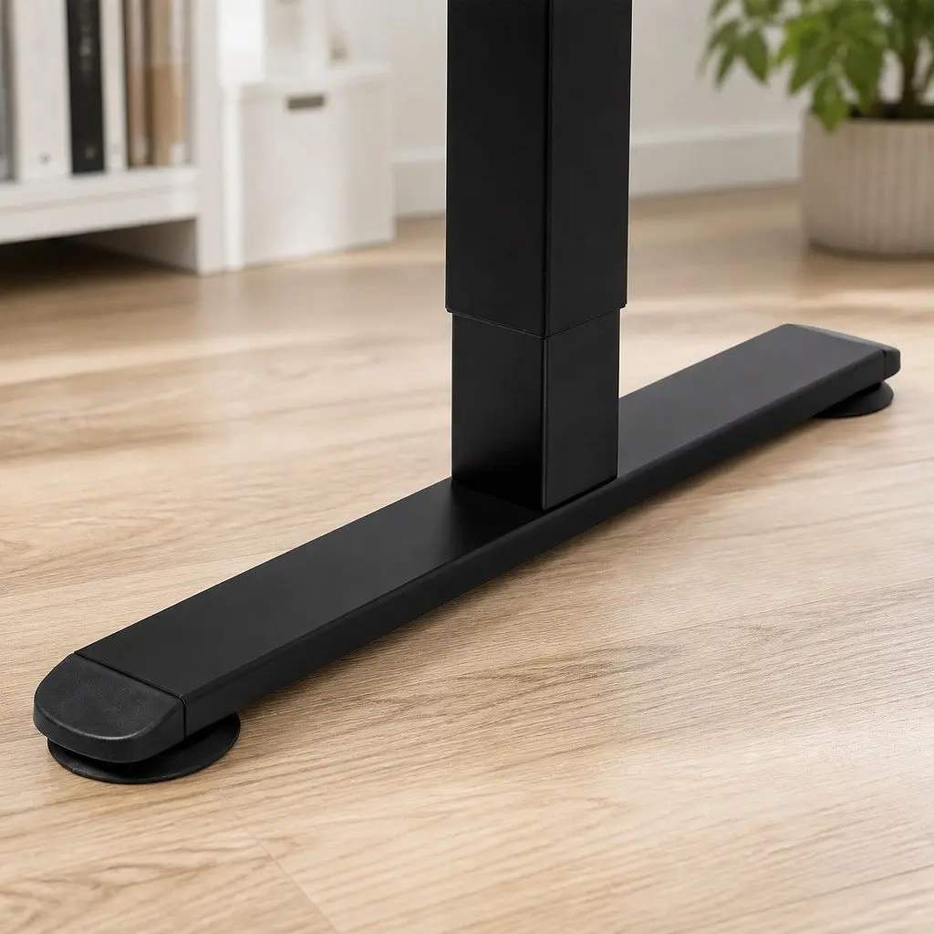 Electric Standing Desk Frame Black Adjustable Height Dual Motor Motorised Home Office