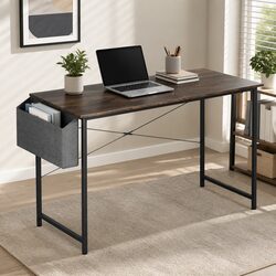 Computer Desk Study Table 100cm Storage Workstation Home Office Gaming Laptop