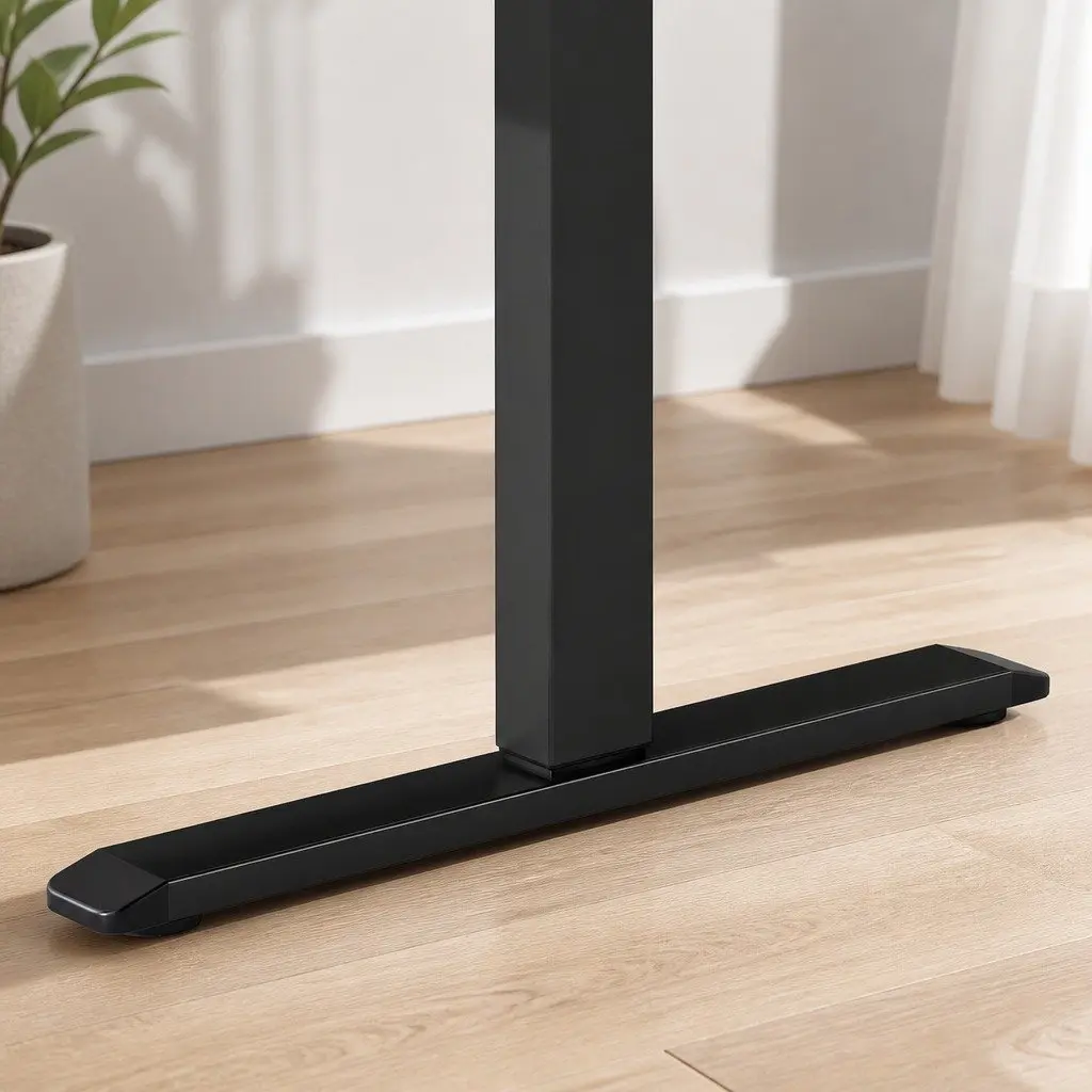 Electric Standing Desk Vintage Oak 140cm Height Adjustable Ergonomic Sit Stand Computer Desk