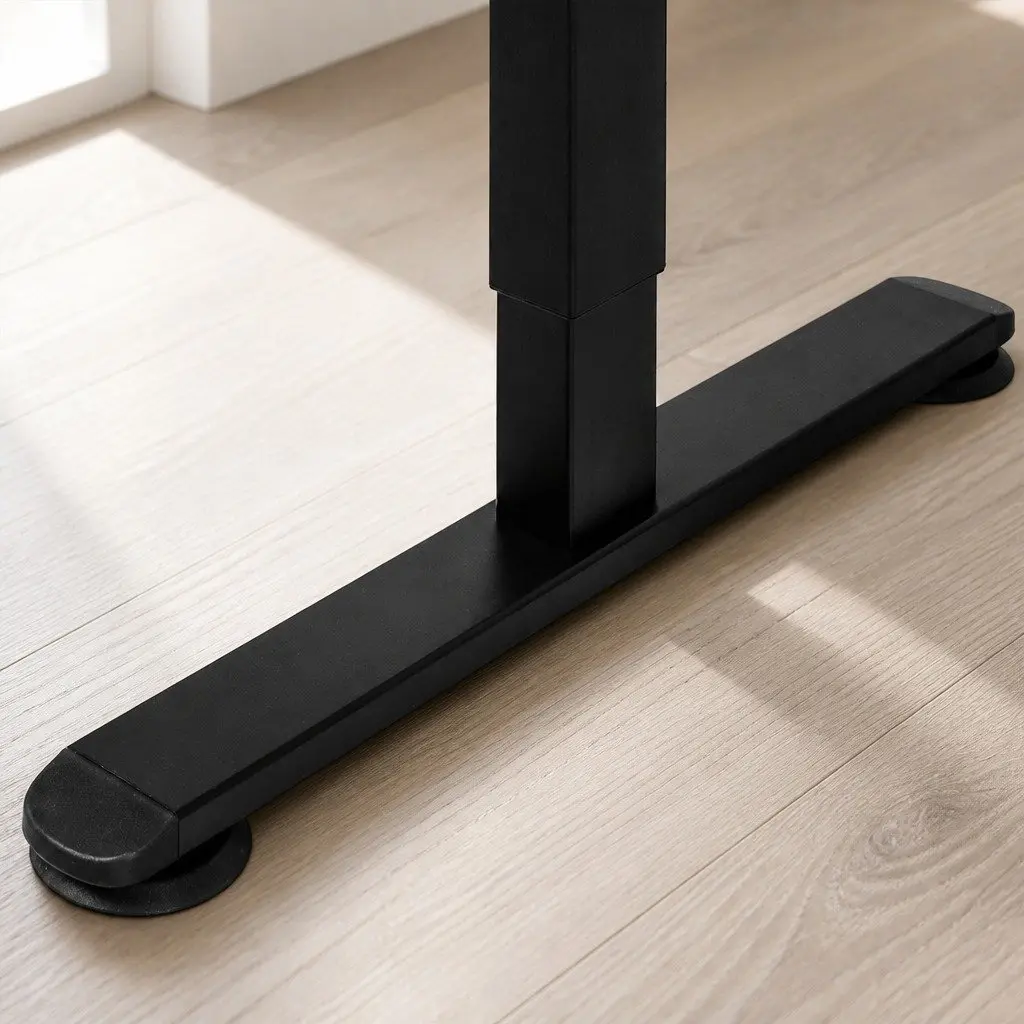 Motorised Standing Desk with Walnut Top